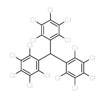 1-[bis(2,3,4,5,6-pentachlorophenyl)methyl]-2,3,4,5,6-pentachloro-benzene Structure