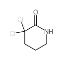 3,3-dichloropiperidin-2-one结构式