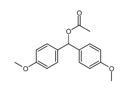 bis-(4-methoxyphenyl)methyl acetate结构式