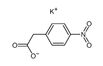 potassium 4-nitrophenylacetate Structure