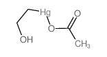 acetyloxy(2-hydroxyethyl)mercury结构式