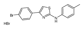 4-(4-bromophenyl)-N-(4-methylphenyl)-1,3-thiazol-2-amine,hydrobromide Structure