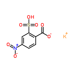 2-羧基-5-硝基苯磺酸钾结构式