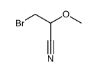 3-bromo-2-methoxy-propionitrile结构式