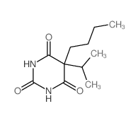 5-butyl-5-propan-2-yl-1,3-diazinane-2,4,6-trione结构式