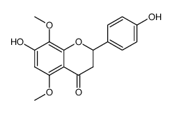 7,4'-dihydroxy-5,8-dimethoxyflavanone Structure