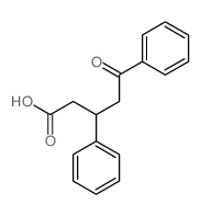 5-oxo-3,5-diphenyl-pentanoic acid结构式