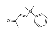 (E)-4-[dimethyl(phenyl)silyl]but-3-en-2-one Structure