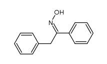 (Z)-1,2-diphenylethanone oxime结构式