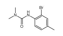 N'-(2-Bromo-4-methylphenyl)-N,N-dimethylurea结构式