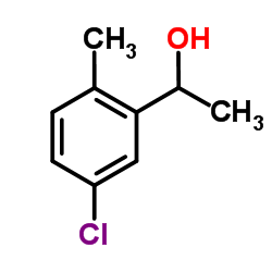 1-(5-氯-2-甲基苯基)乙醇结构式