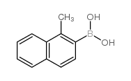 (1-甲基萘-2-基)硼酸结构式