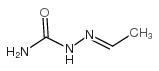 乙醛缩氨基脲结构式
