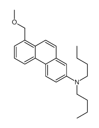 N,N-dibutyl-8-(methoxymethyl)phenanthren-2-amine Structure