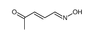 2-Pentenal, 4-oxo-, 1-oxime (9CI) Structure