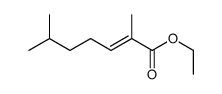 ethyl 2,6-dimethylhept-2-enoate结构式