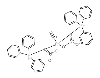 Rhodium,bis(nitrato-O)nitrosylbis(triphenylphosphine)- (9CI) Structure
