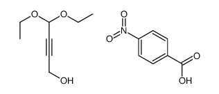 4,4-diethoxybut-2-yn-1-ol,4-nitrobenzoic acid结构式