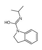 N-propan-2-yl-2,3-dihydroindole-1-carboxamide结构式