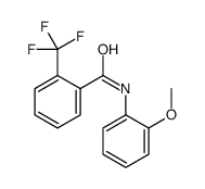 N-(2-methoxyphenyl)-2-(trifluoromethyl)benzamide结构式