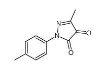 5-methyl-2-(4-methylphenyl)pyrazole-3,4-dione Structure
