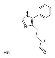 N-[2-(5-Phenyl-1H-imidazol-4-yl)-ethyl]-formamide; hydrobromide Structure