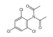 N-acetyl-N-(2,4,6-trichlorophenyl)acetamide结构式
