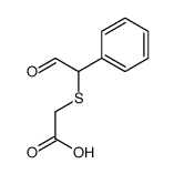 2-(2-oxo-1-phenylethyl)sulfanylacetic acid Structure