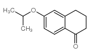 6-异丙氧基-3,4-二氢萘-1(2H)-酮结构式
