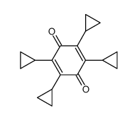 2,3,5,6-tetracyclopropylcyclohexa-2,5-diene-1,4-dione结构式