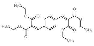 Tetraethyl 2,2'-(1,4-phenylenedimethylidyne)bismalonate Structure