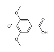 4-Carboxy-2,6-dimethoxy-phenoxyradikal Structure
