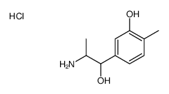 [1-hydroxy-1-(3-hydroxy-4-methylphenyl)propan-2-yl]azanium,chloride Structure