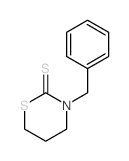 2H-1,3-Thiazine-2-thione,tetrahydro-3-(phenylmethyl)- Structure