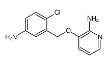 3-[(5-amino-2-chlorophenyl)methoxy]pyridin-2-amine Structure