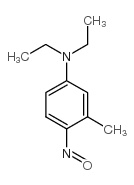 N,N-diethyl-3-methyl-4-nitrosoaniline Structure