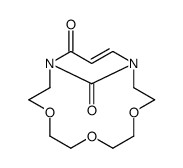 4,7,10-trioxa-1,13-diazabicyclo[11.3.1]heptadec-15-ene-14,17-dione Structure