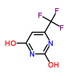 6-(三氟甲基)尿嘧啶结构式