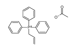triphenyl(prop-2-enyl)phosphanium,acetate结构式