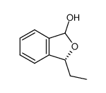 (R)-3-ethyl-2-oxaindan-1-ol结构式
