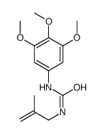1-(2-methylprop-2-enyl)-3-(3,4,5-trimethoxyphenyl)urea Structure