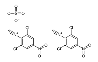 2,6-dichloro-4-nitrobenzenediazonium sulphate (2:1) picture