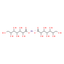 bis(D-glycero-D-ido-heptonato)manganese Structure