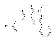 5-benzamido-6-ethoxy-4,6-dioxohexanoic acid结构式