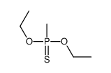 o,o'-diethyl methylphosphonothioate structure
