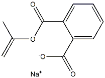 Phthalic acid 1-allyl 2-sodium salt Structure