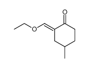 2-Ethoxymethylen-4-methyl-cyclohexanon-(1) Structure