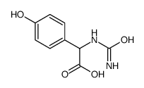 2-(carbamoylamino)-2-(4-hydroxyphenyl)acetic acid结构式