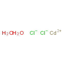 CADMIUM CHLORIDE DIHYDRATE结构式