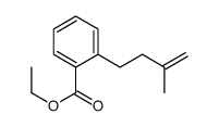 4-(2-CARBOETHOXYPHENYL)-2-METHYL-1-BUTENE结构式